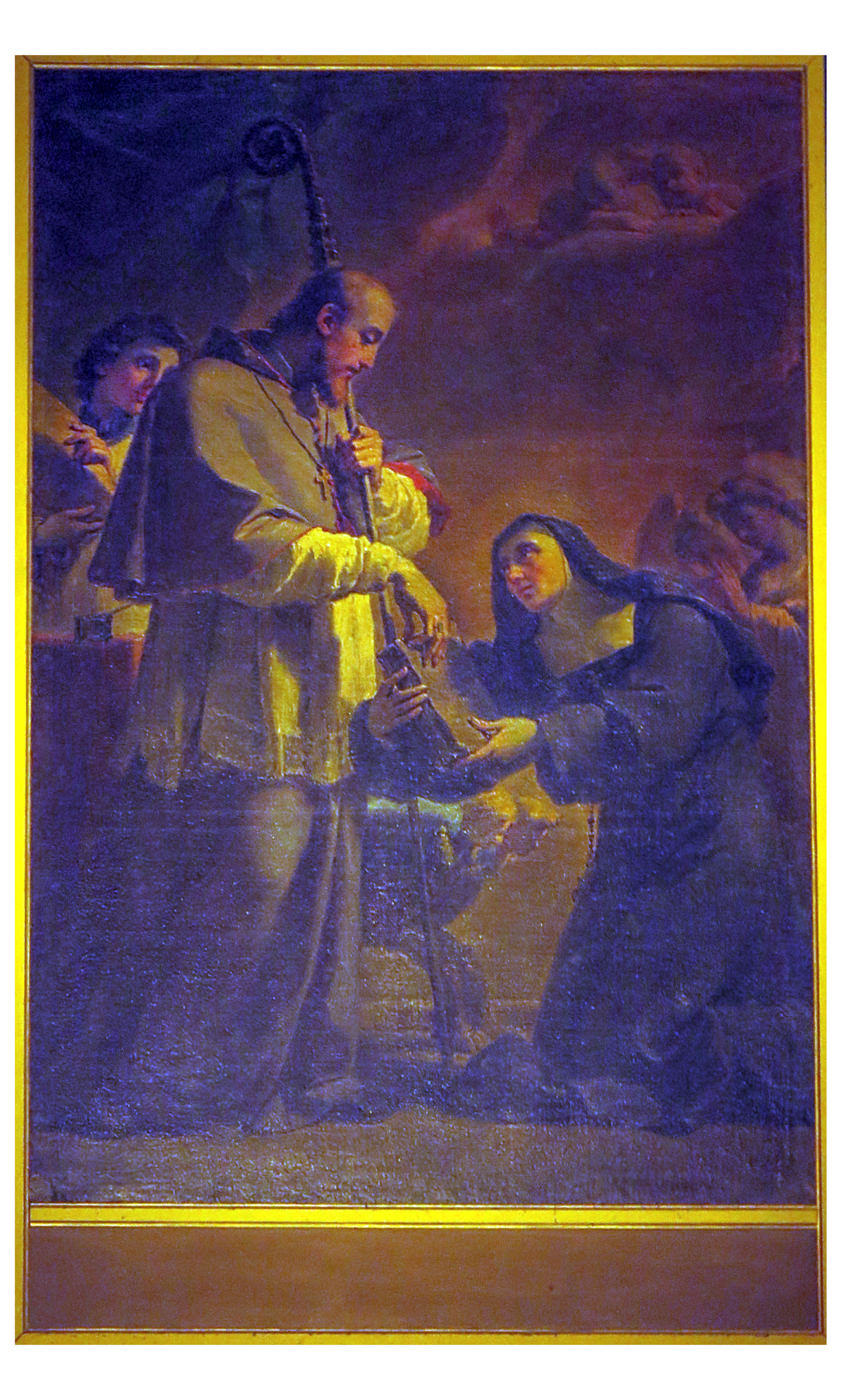 San Francesco di Sales che consegna le chiavi a Francesca di Chantal