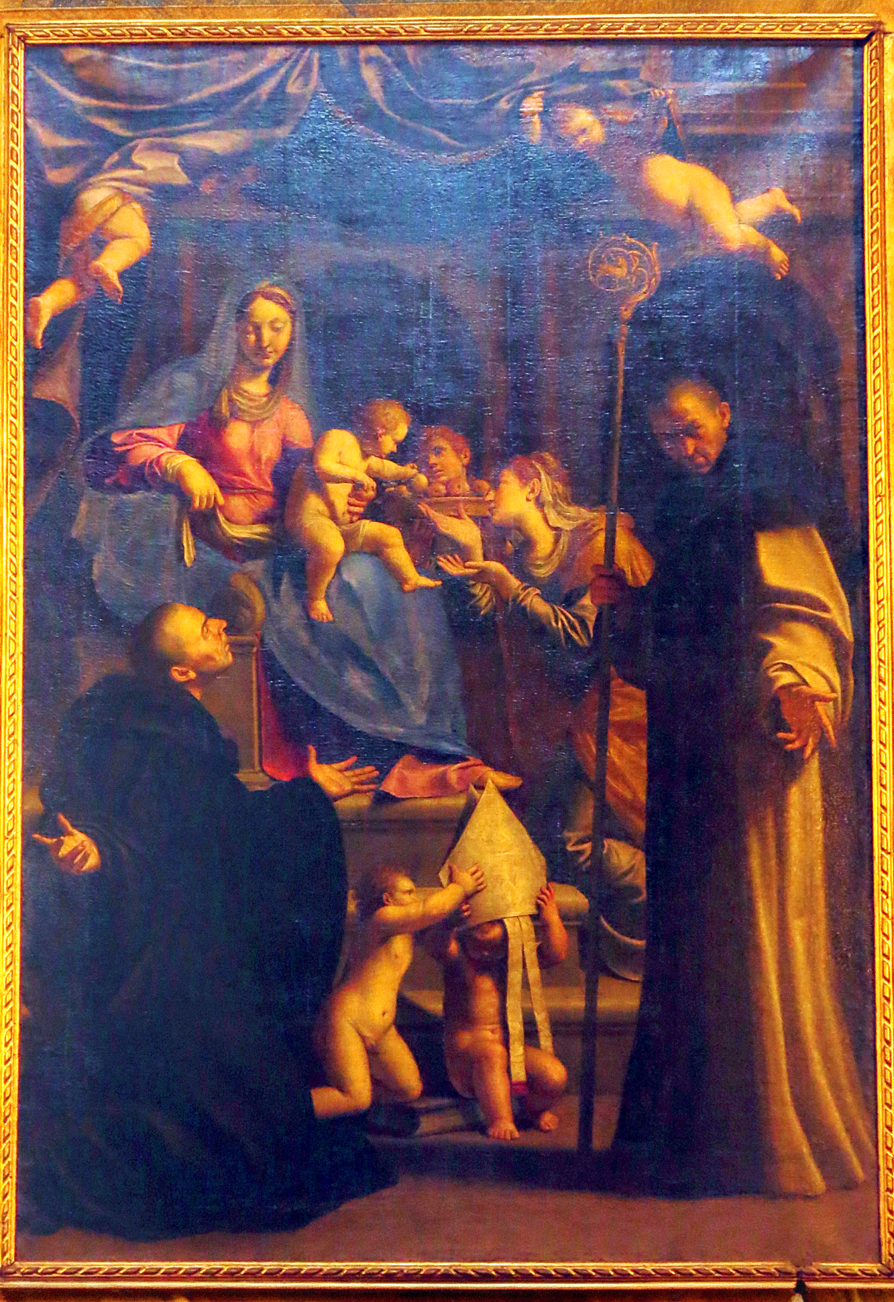 Sposalizio mistico di santa Caterina e i santi Mauro e Placido abate